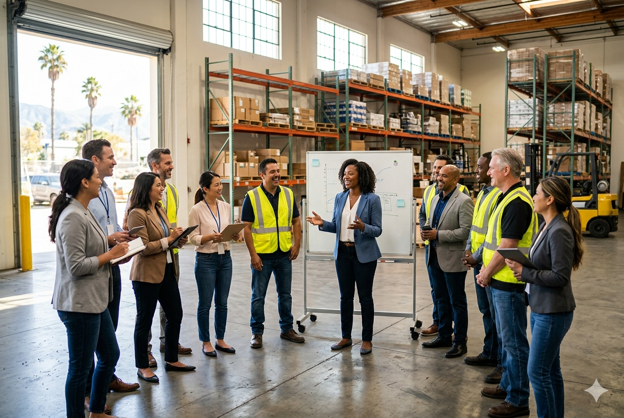 Staffing team collaborating on California hiring strategy